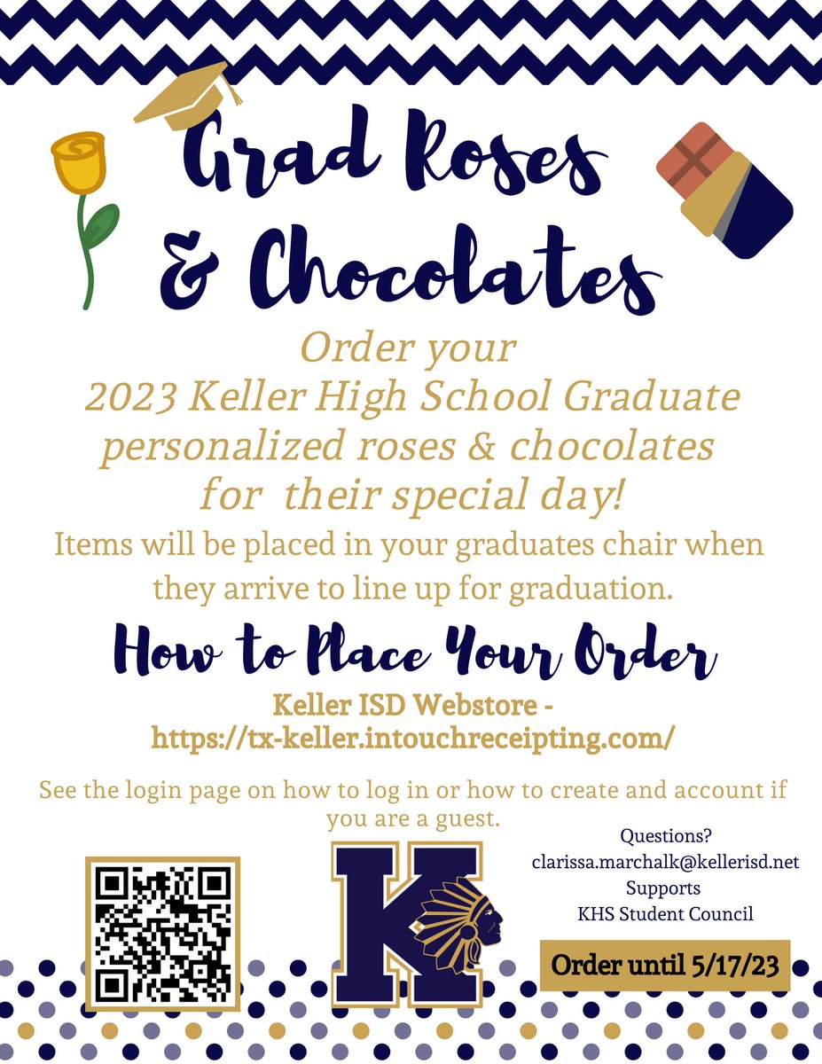 Keller Grad Roses &amp; Chocolates on sale now - tx-keller.intouchreceipting.com