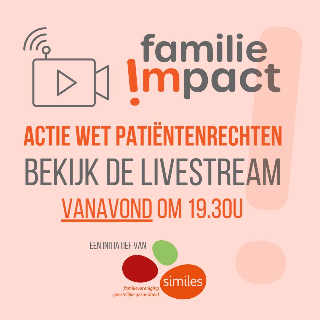 Stefaan Baeten deelt vanavond voorstellen om de belangrijke inbreng van naasten beter aan bod te laten komen bij de actualisering van de #WetPatiëntenrechten. Volg mee en reageer: lnkd.in/efqecPKt