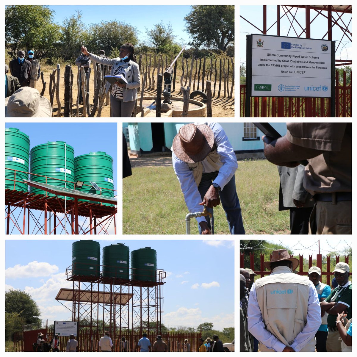 Real transformation from hand pump to #PipedWaterScheme in  Silima Village, Mangwe districts of MatSouth Prov 🇿🇼 in 11 months by #ERVHIZ project @MoLAFWRD_Zim @MoHCCZim @UNICEFZIMBABWE @faosfsafrica @GoalZimbabwe @sat_zim @nutriactionzim @euinzim local authorities & communities.