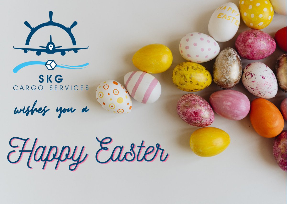 The SKG Cargo Services team wishes you a Happy Easter! 🐣