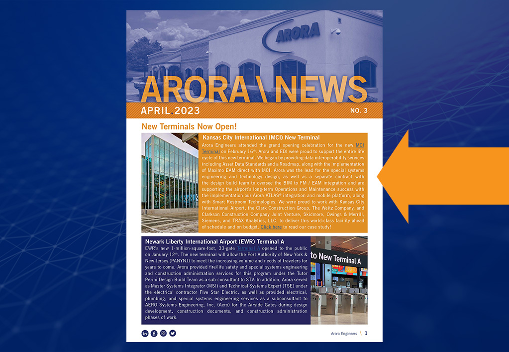 aroraengineers's tweet photo. Check out the April 2023 issue of our Arora Engineers Newsletter to see all the exciting things that have recently happened at Arora! https://t.co/8eNOEsPSLv

#AroraEngineers #EDI #ATG #ASG #LifeatArora #Newsletter #NewEdition #engineering #rethinkinginfrastructure #news #updates https://t.co/e2RgPrjRi8