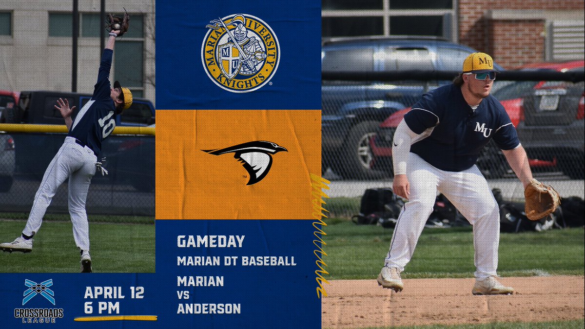 It's a beautiful day for baseball, and tonight the <a href="/MarianUBaseball/">Marian Baseball</a> DT host Anderson at 6 PM under the lights!