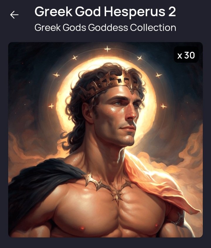 Technomonkee's tweet image. Greek God Hesperus#2
🔥
30 available 
RULES 👇
Like
Follow 
Retweet 
Tag someone 
Wallet
#NFTs
#EnjinNFT
#Enjin
#NFTGiveaway
#NFTCommunity 
#NFTartwork 
#NFTcollections 
#Greekgods 
#GreekMythology