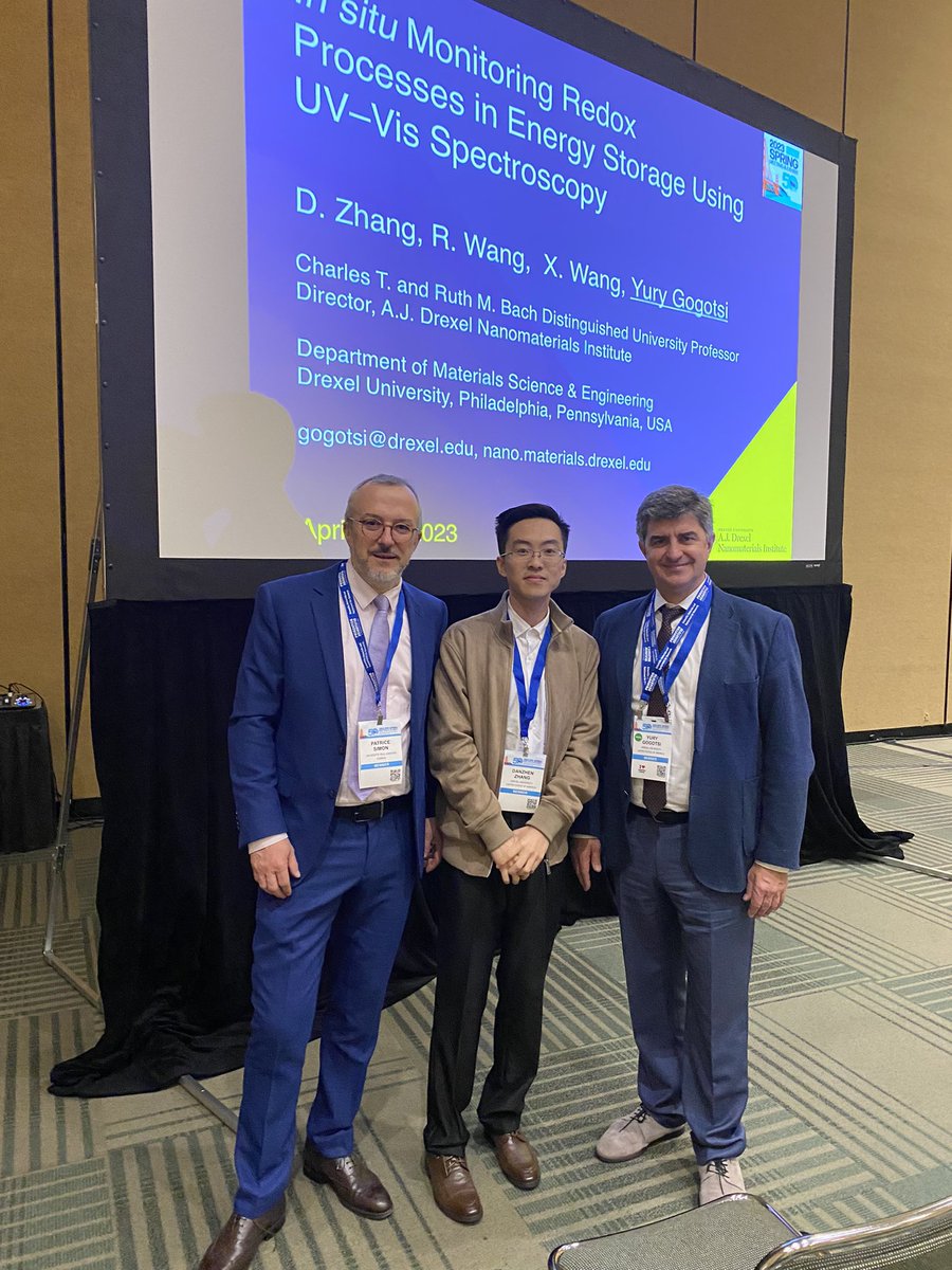 Great to meet and speak in the same symposium with my friend Prof. Patrice Simon at #S23MRS . My PhD student Danzhen Zhang joined us. <a href="/2dMxenes/">2D MXenes</a>
