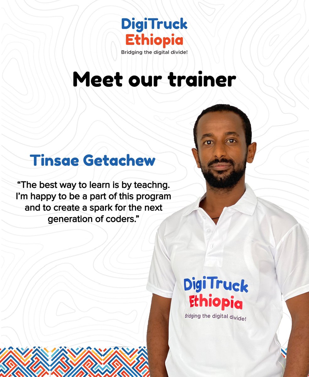 digitruck_et's tweet photo. Thanks to our competent and committed trainers #DigiTrucket was able to reach several cities in the country, and inspire over 900 students.
#digitrucket #ethiopia #steameducation #anyonecancode #TECH4ALL #fdremoe #youthempowerment #ethiopianyouth #ethiotech #tech #Emergingtech https://t.co/yRC6OjAVzi