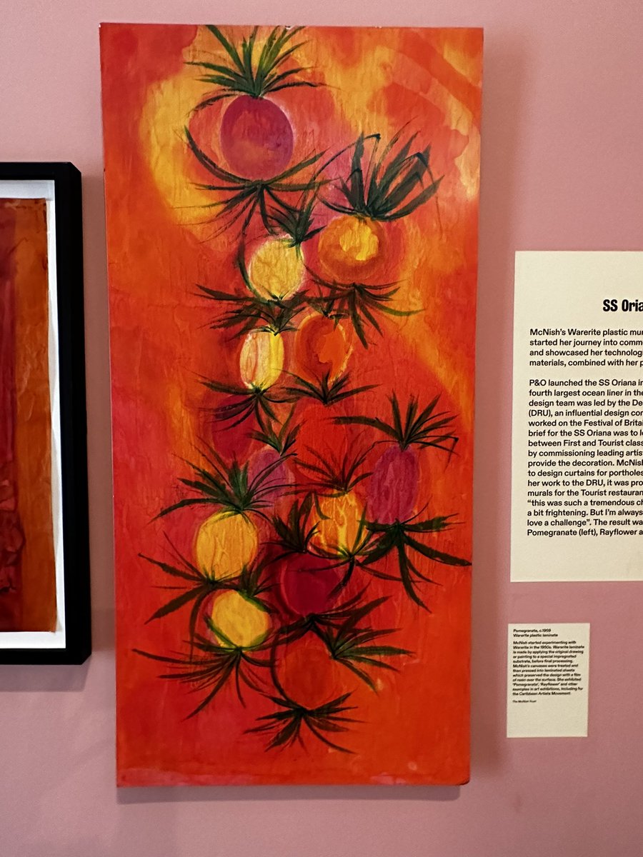 lozbeard's tweet photo. Lunchtime visit to the Althea McNish ‘Colour is Mine’ exhibition @WhitworthArt @OfficialUoM - a wonderful showcase and celebration of her exquisite & influential designs. Catch it if you can before it closes on the 23rd April #ColourisMine #AltheaMcNish https://t.co/Ea1uL34C88
