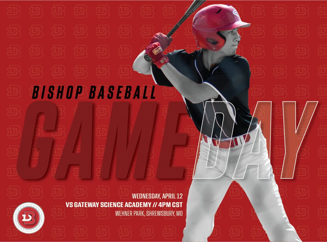 DuBourgBaseball's tweet photo. GAMEDAY, lets play ball!
🆚GSA
🏟️Wehner Park, Shrewsbury, MO
⏰ 4PM CST
Come out and support the boys on this beautiful day and get some vitamin D.
#bishop #bishopmentality #DBBaseball #wintheday https://t.co/Hp9cLcvAhW