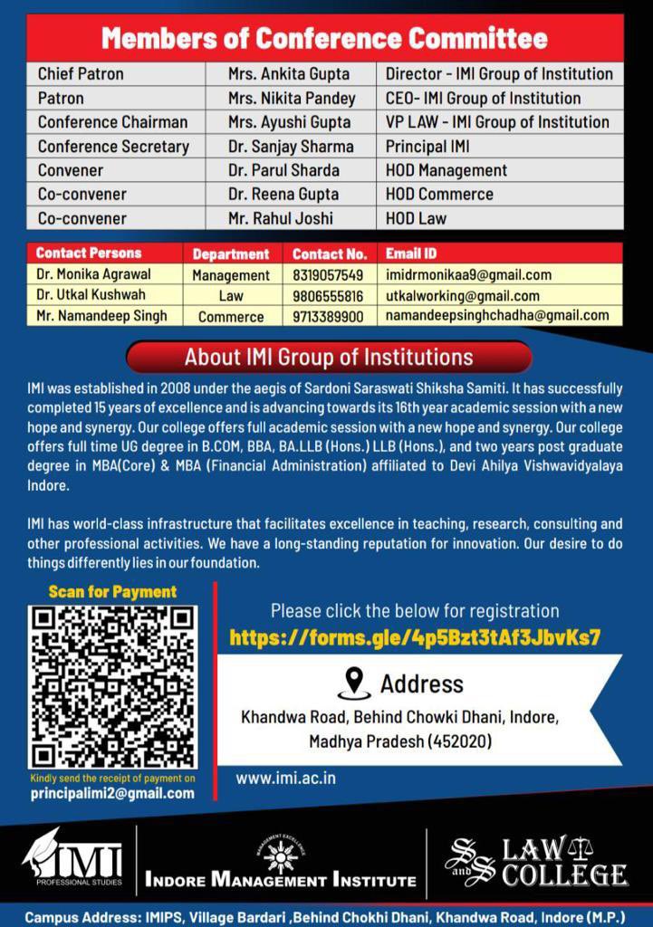 imi_college's tweet photo. Glad to welcome the eminent speakers from all over the globe at our 3rd international multidisciplinary conference on 13-14th April 2023. The conference is receiving research articles in the area of #Management #commerce #law and #humanities. #IMI #internationalconference https://t.co/IvsGAi98Nz