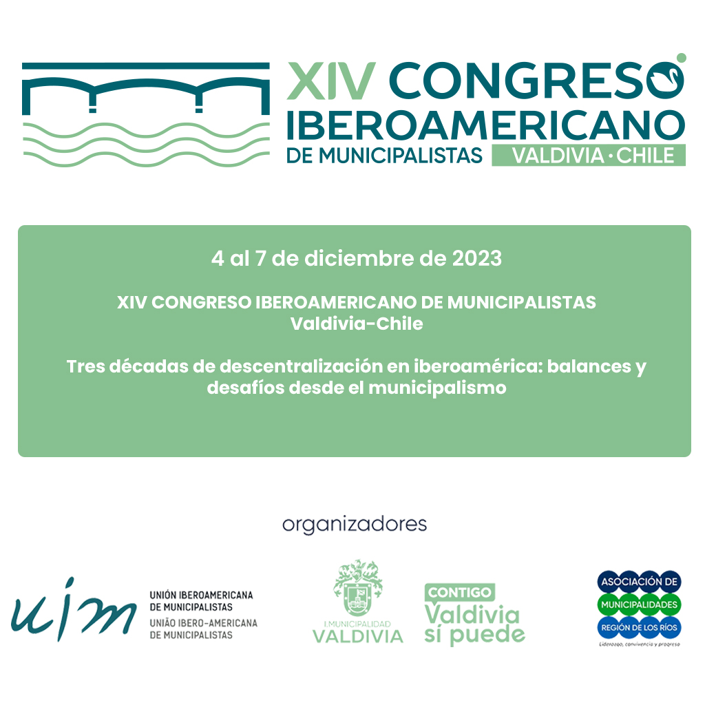 📌Preinscripciones abiertas‼️

Sé parte del XIV Congreso Iberoamericano de Municipalistas #UIM en #Valdivia 🇨🇱

🧭Navega por la web e inscríbete

Vivamos junto a <a href="/munivaldivia/">MuniValdivia</a> el más importante evento #Municipalista de Iberoamérica

🔗go.uimunici.org/olmIgP
#UIMCongresovaldivia
