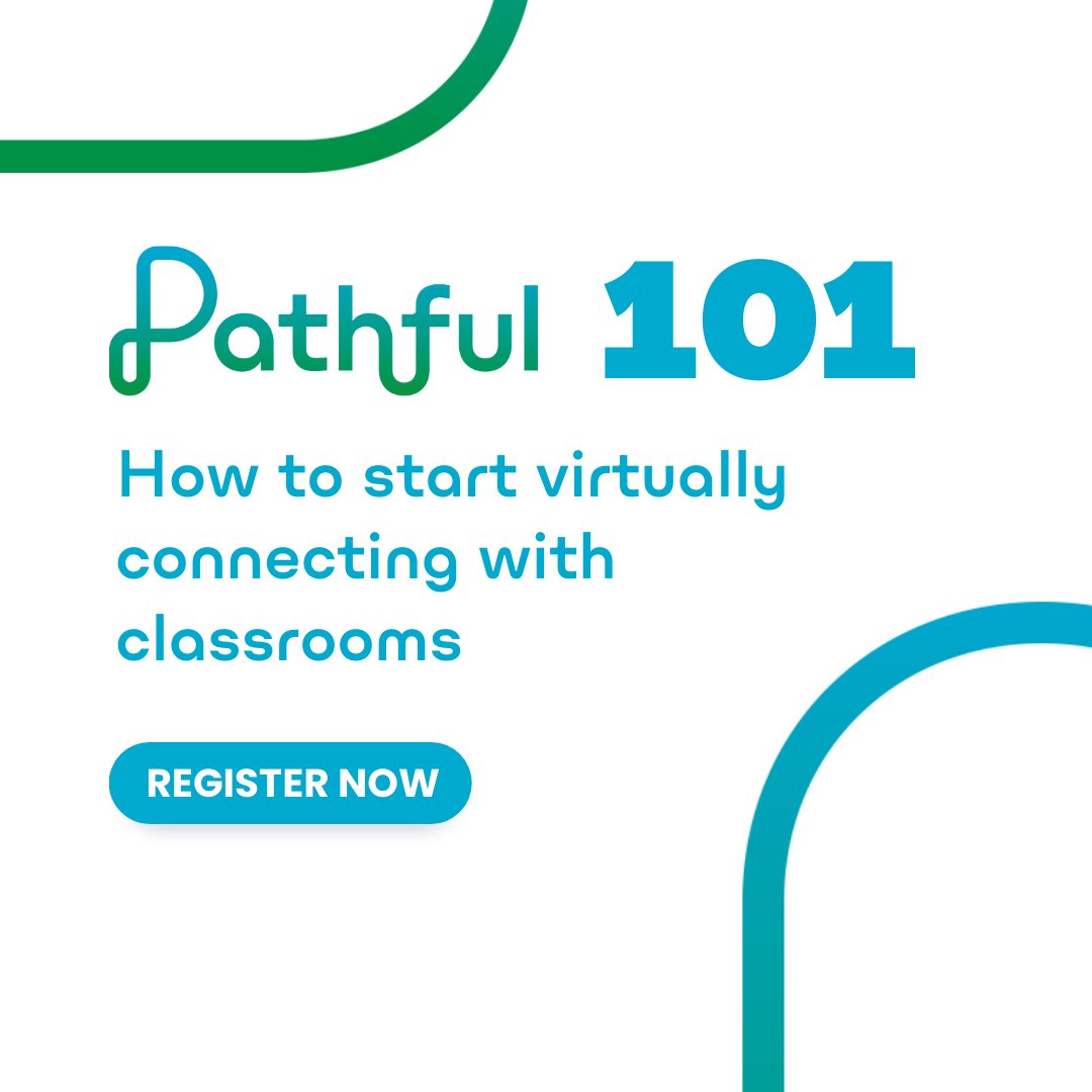 Pathfulinc's tweet photo. Industry Pros: Connect #virtually with classrooms! π»
Join us for a training webinar to get the basics on how to sign up, manage your account, sign up for sessions, & go over top presentation tips on #student engagement!
π Sign up here: https://t.co/A75IspV9Z7
#PathfulConnect https://t.co/jt8cgnCckq