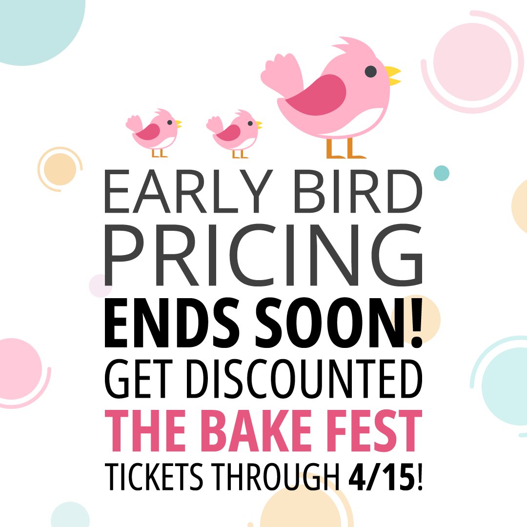 Join us virtually at The Bake Fest on May 20-21st. We're so proud to be sponsoring this fantastic event. Early bird ticket sales end on Saturday, so get your early bird ticket today for just $85 with our exclusive coupon code (clearbags15). Visit thebakefest.com.