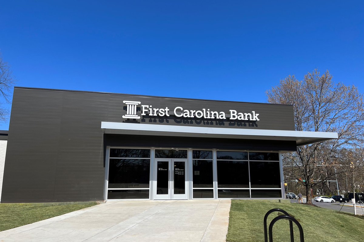 FirstCarolinaBk's tweet photo. We are thrilled to officially be open in Upstate South Carolina! Our team is ready to serve you at our 522 N. Church Street location, right next to Bon Secours Wellness Arena in Greenville!
 
Learn more in today’s press release: https://t.co/TcSvzgmW2L https://t.co/OVm2lOtHHG
