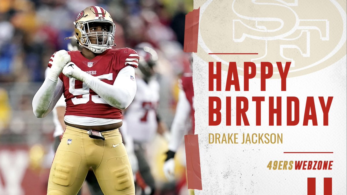 Happy birthday to #49ers DE <a href="/The99Athlete/">Thee Drake Jackson</a>! 🎂🥳
