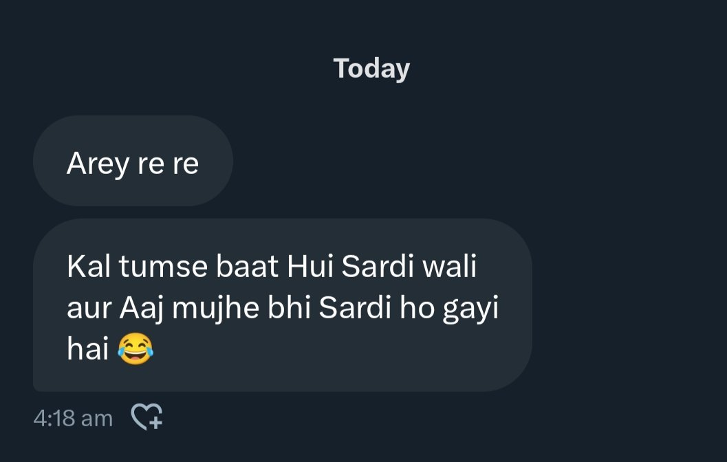Aamvii's tweet image. See how I influence people 🥲
#NotDone