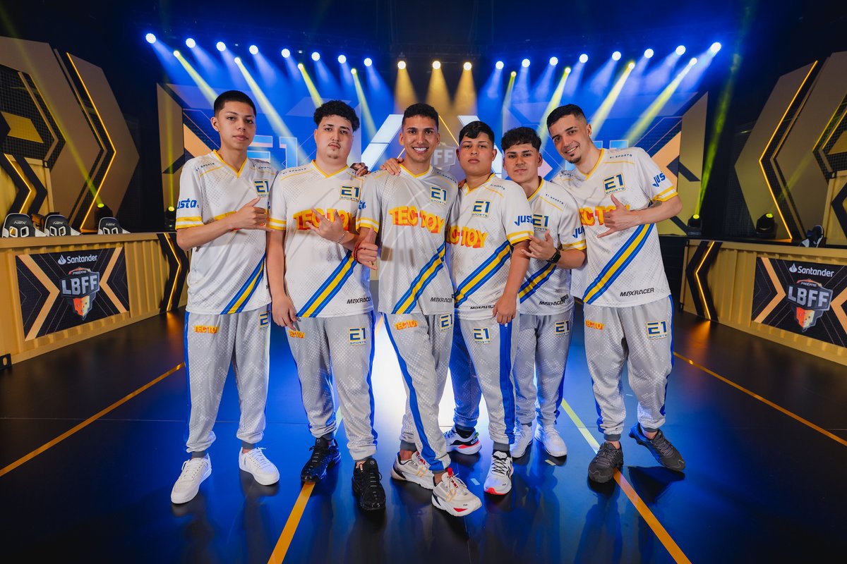 FFesportsBR's tweet photo. A @E1Sports_ já tá pronta e preparada pra encarar a #LBFF!✅
🔹@mikebalaff_
🔹@naandoxff
🔹@igezin1
🔹@rogffx
🔹@_black0202
🔹Técnico: @coach_ninjaxl https://t.co/7Gdnlooe8G