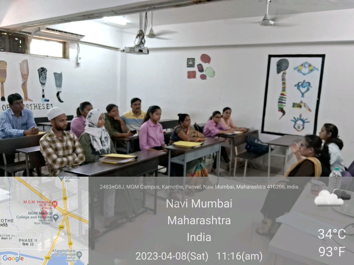 mgmudpo's tweet photo. Parents are important stake holder of proper development of educational institute. 

Glimpses of 1st year PTM organized at @mgmudpo on 8th April 2023.

#prosthetics #orthotics #college #mumbai #University  #Admission #Students https://t.co/WLjmATVvMJ