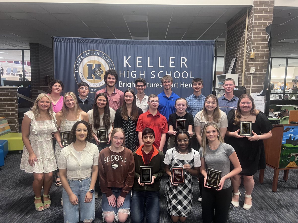 Celebrated some amazing students with our favorite award of the year the Keller Gold Award! Congratulations to all of our students and thank you to our teachers for recognizing their character and integrity. <a href="/KHSIndianNation/">Keller High School</a> <a href="/MrsSimmonsKHS/">Lisa Simmons</a>