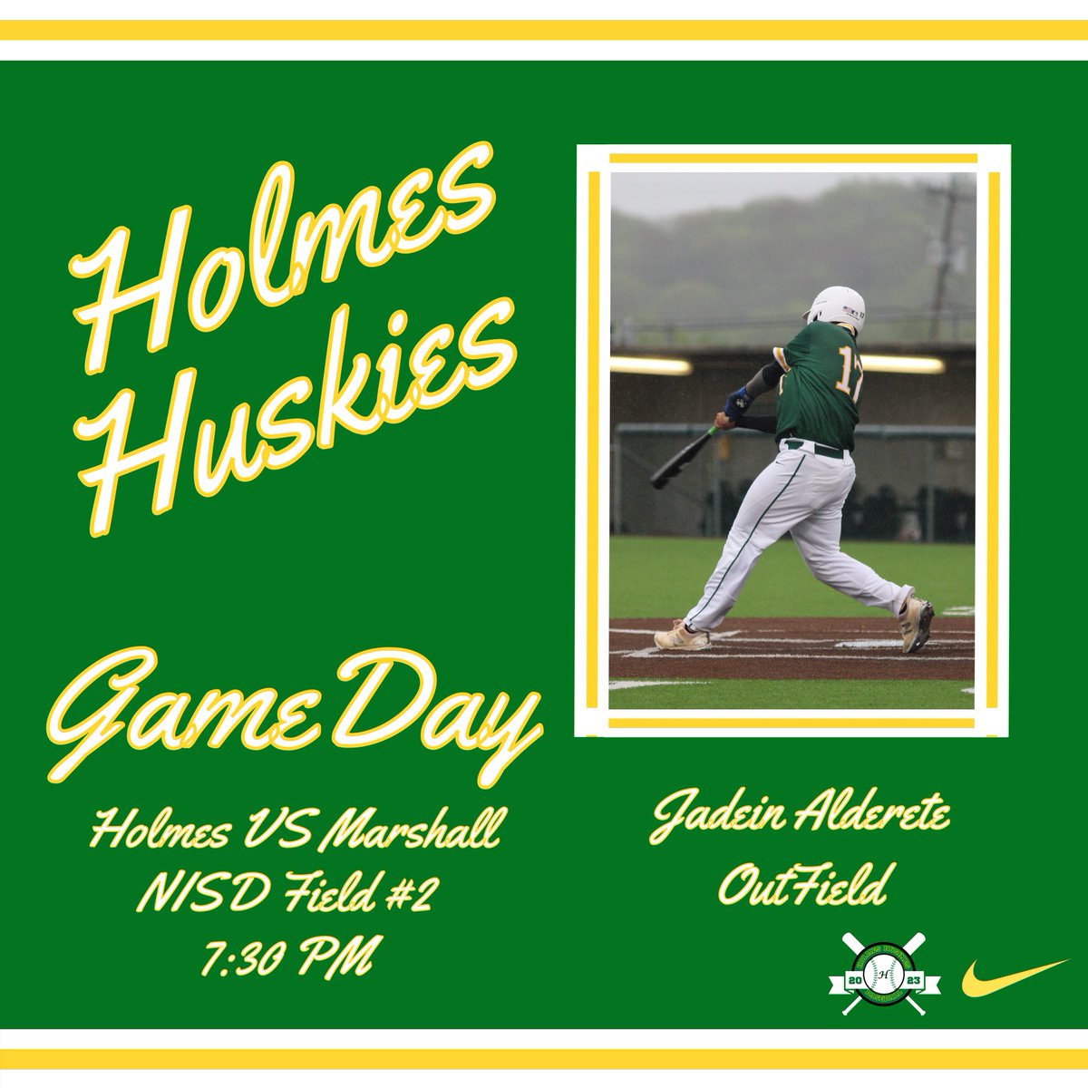 Holmes Baseball (@holmes_bball) on Twitter photo HUSKY GAMEDAY!!!
Huskies vs. Rams
SEE YOU THERE!
🆚 <a href="/Marshall_Rams/">Marshall Baseball</a>
🏟️ Northside #2
⏰ 7:30 PM
#BurnTheShip | #WhyNotUs | #105 HUSKY GAMEDAY!!!
Huskies vs. Rams
SEE YOU THERE!
🆚 <a href="/Marshall_Rams/">Marshall Baseball</a>
🏟️ Northside #2
⏰ 7:30 PM
#BurnTheShip | #WhyNotUs | #105
