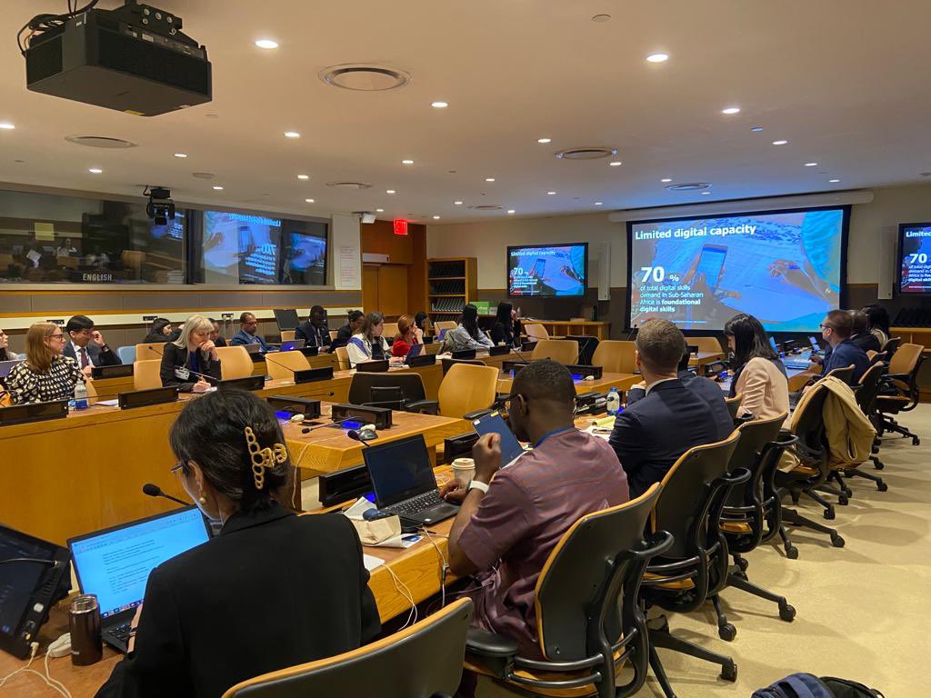 🌐 [HAPPENING NOW] Special event at @UN HQ in New York, on inclusive Digital Transformation hosted by @UNDPDigital! Experts working in digital issues & other representatives of Permanent and Observer Missions are invited to learn more about @UNDP’s digital work. #DigitalUNDP