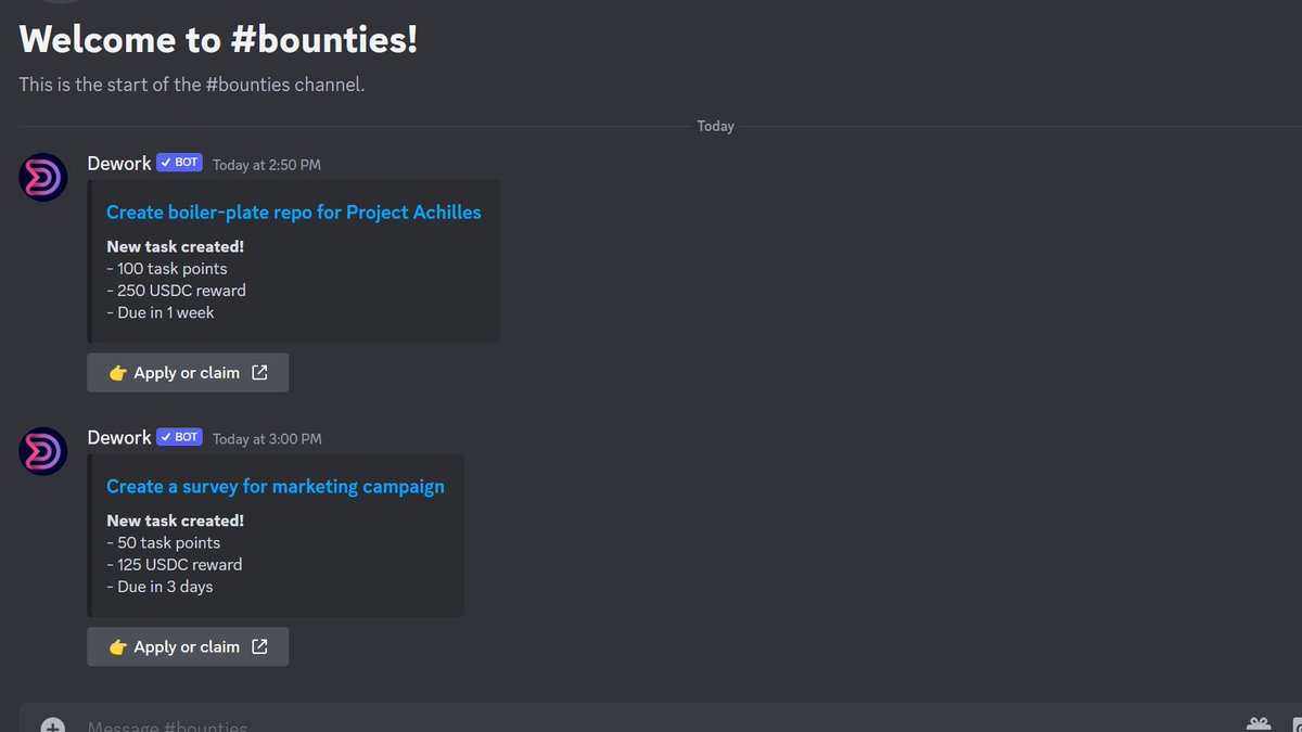 Discord in Project Week