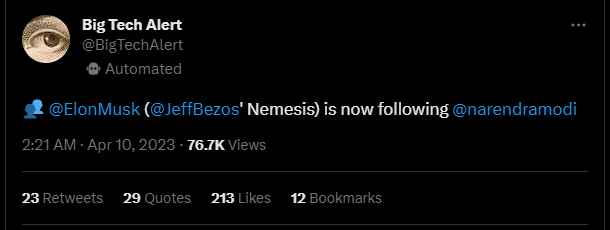 Meanwhile, let's check in on how Musk's free speech absolutism is going over in India.