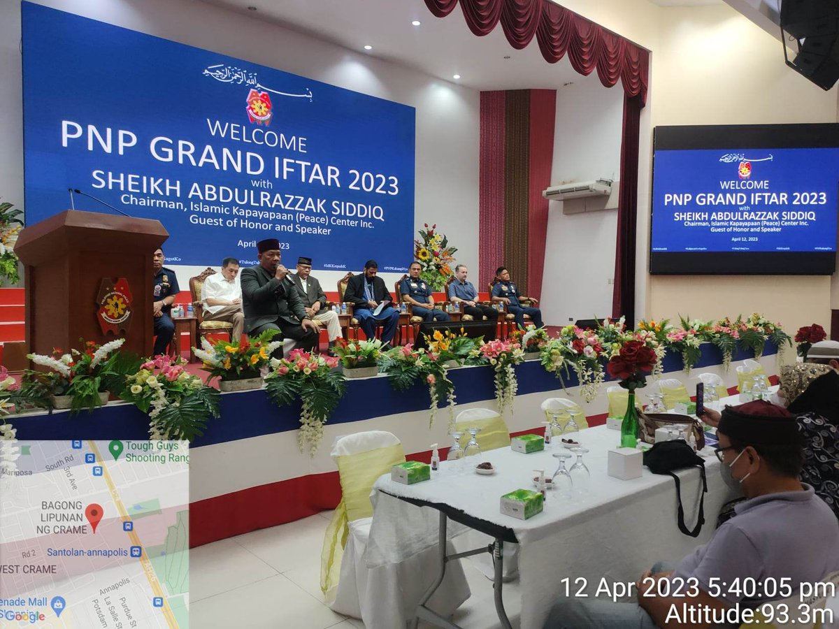 PNP_NCRPO's tweet photo. NCRPO Salaam Police joined PNP Grand Iftar 2023.
@pnppio
https://t.co/q1YvXDdVCQ
#ramadan2023
#LifeIsBeautiful
#KaligtasanNyoSagotKo
#MKKequalsK
#TulongTulongTayo
#PNPKakampiNyo
#WeServeAndProtect
#TeamNCRPO
#MakaDiyos
#Makatao
#Makakalikasan
#Makabansa https://t.co/yzxRsFZpmW