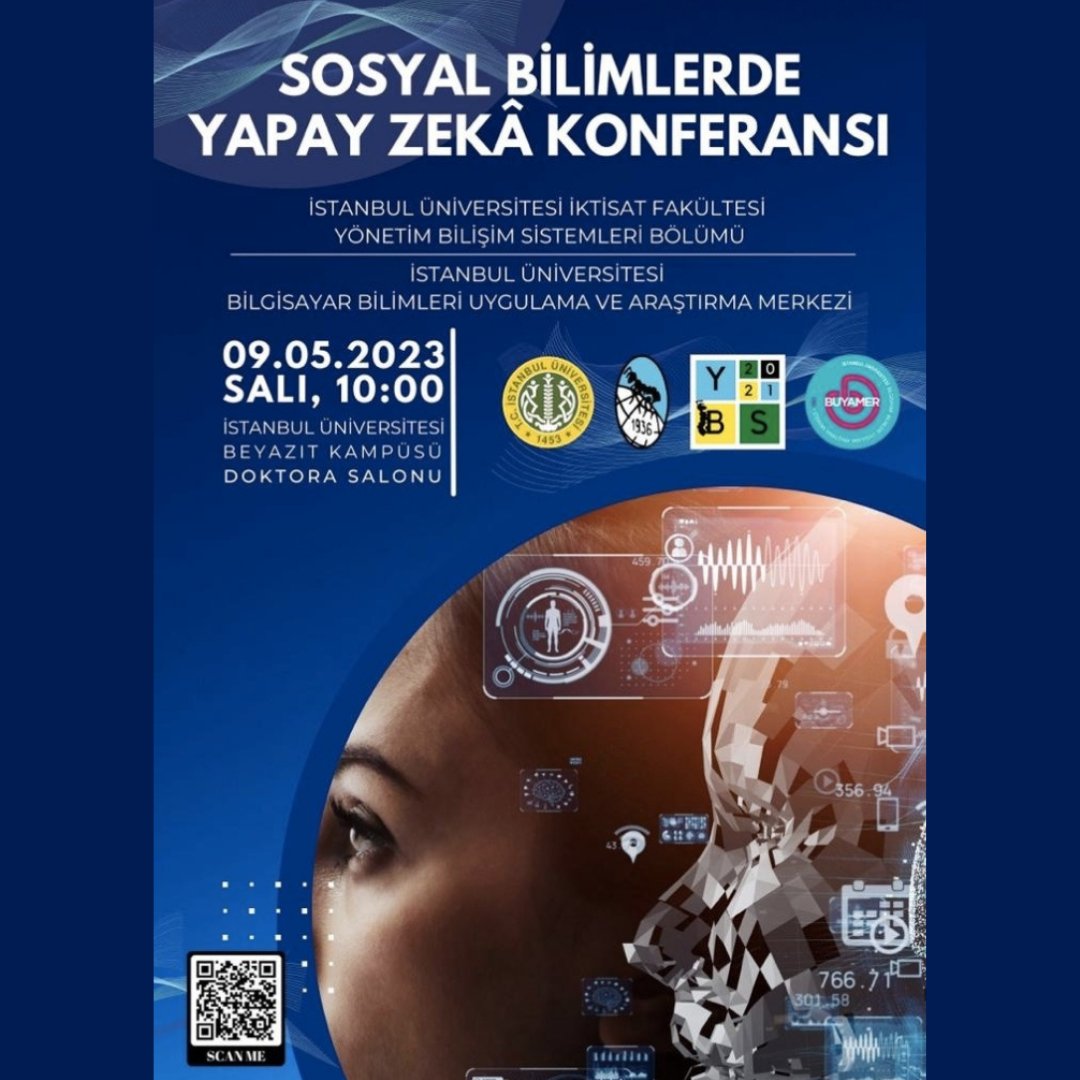 Prof. Dr Şadi Evren ŞEKER İstanbul Üniversitesi Sosyal Bilimlerde Yapay Zeka Konferansı'nda öğrencilerle buluşuyor.