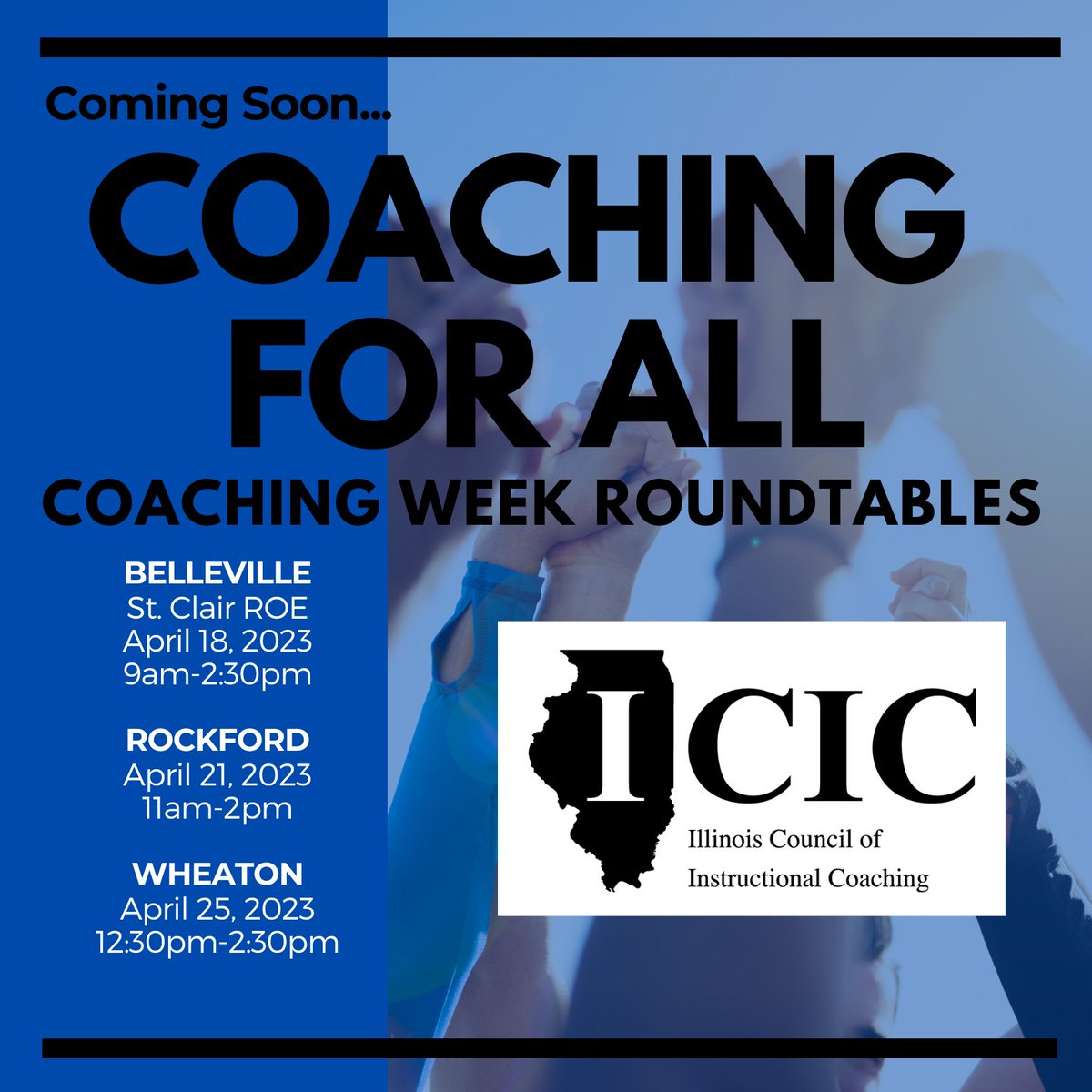 REMINDER! Our Coaching Roundtables are right around the corner! More info: bit.ly/3KTKjbi