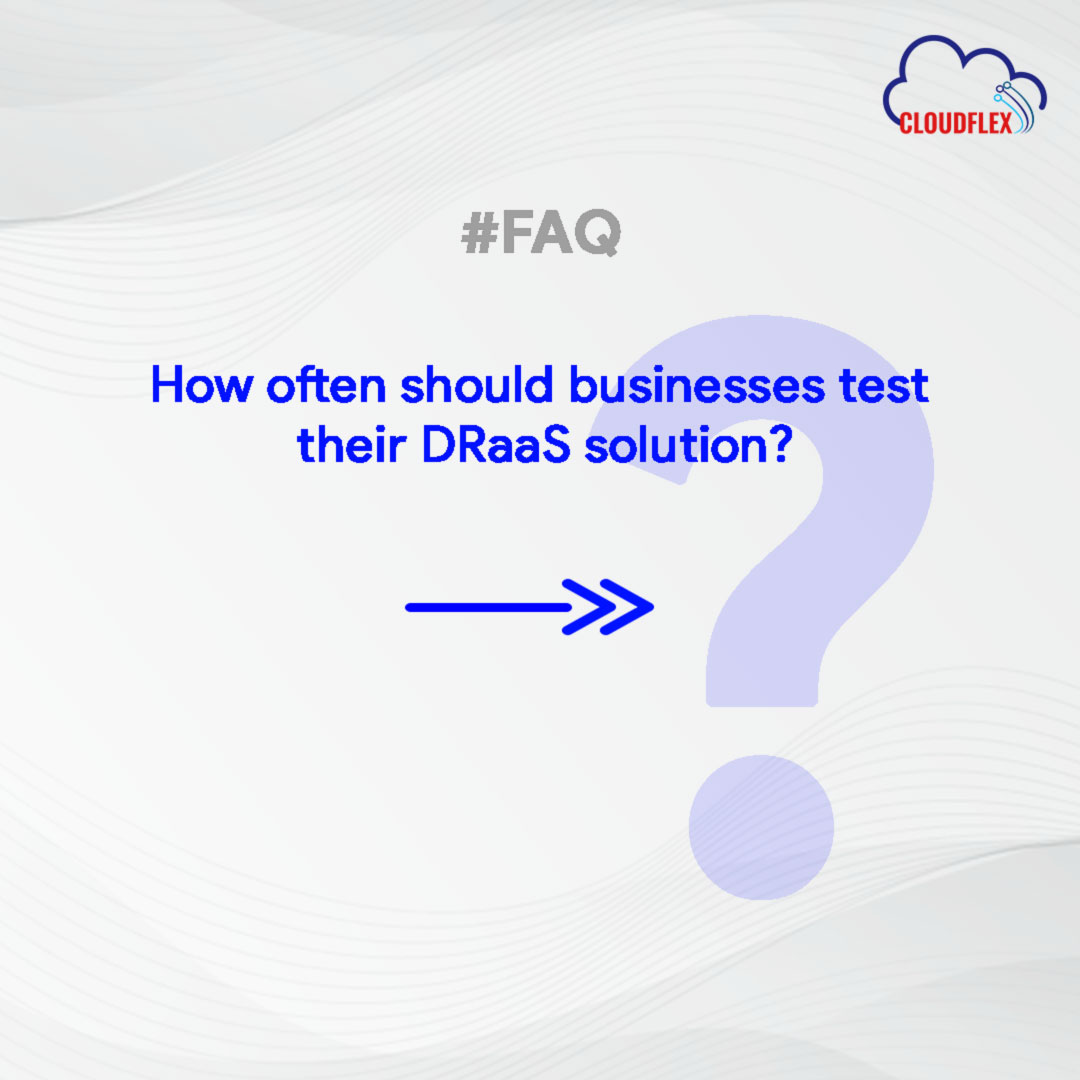 CloudflexNG's tweet image. How often should businesses test their DRaaS solution?

Businesses should test their DRaaS solution regularly to ensure it works correctly and meets their recovery time objectives (RTOs) and recovery point objectives (RPOs). (1/2)

#cloudFAQ #cloudflexng #DRaaS #DisasterRecovery