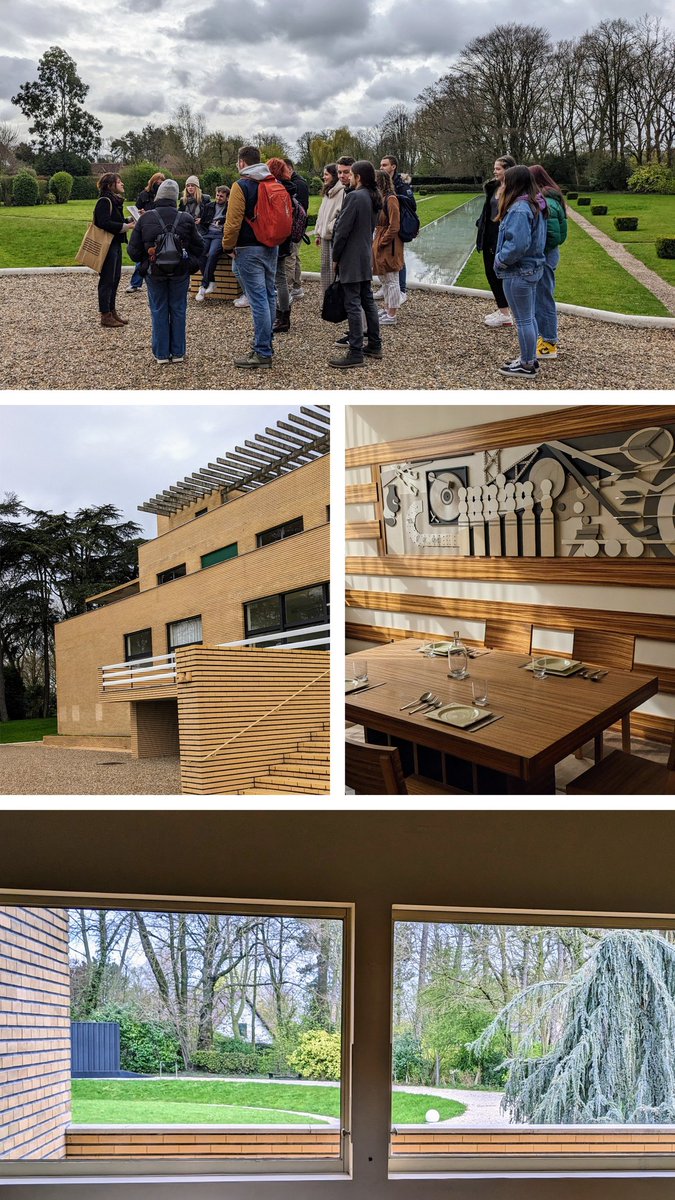 HvcietH2Mmaster's tweet photo. Les M1 HVCI et les M2 ISOH visitent la Villa Cavrois ce matin et la Manufacture de Roubaix cet après-midi. #ish #uphf #Patrimoine #hautsdefrance https://t.co/FGs2KpyFhj