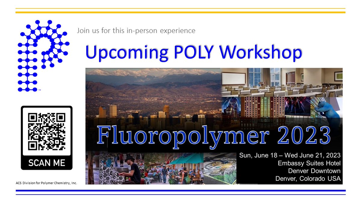 POLY_ACS's tweet photo. Call for Abstracts - Fluoropolymer 2023
Deadline is TODAY
https://t.co/ww2nIl4Hlp
#polyworkshops #networkwithpoly #fluoropolymer https://t.co/RybSqedoAS