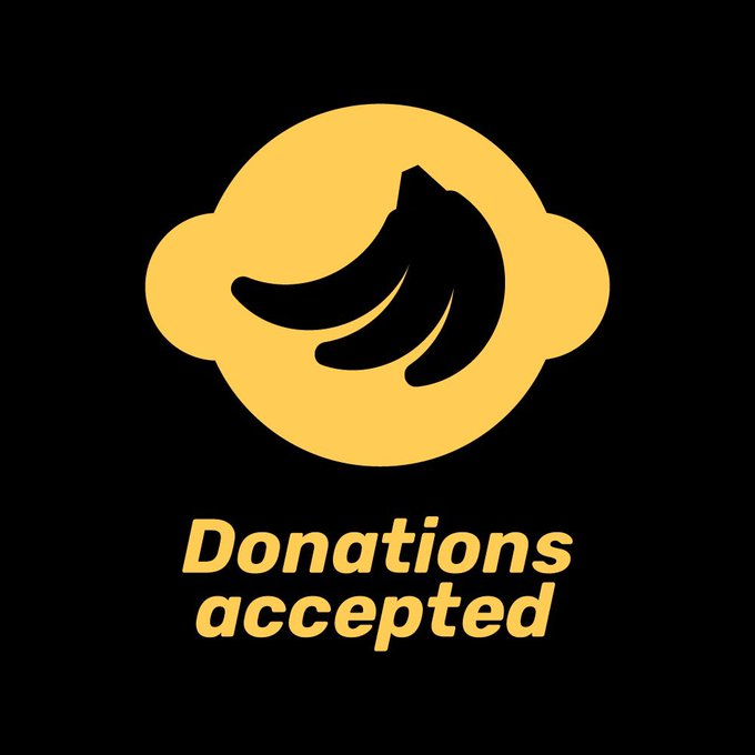 CanvasesNft's tweet photo. Another 280 @OnChainMonkey Bananas sent and donated to the DAO

Season 2 DAO aimed to boost Banana Economy by selling our gallery prints for bananas &amp; donating 80% to DAO. 

Our goal is to increase banana circulation in OCM ecosystem for overall community benefit https://t.co/YtnlUhwGyY