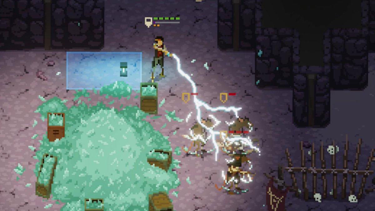 imkurteous's tweet photo. Hi! I'm Kurt! I'm the Lead Artist for Shardpunk: Verminfall since 2018. After several years in development, we're finally launching the game tomorrow!

Check us out on Steam: 
https://t.co/3IZmmOZ1ON

#PortfolioDay #pixelart #gamedev https://t.co/nkD4uLxknM