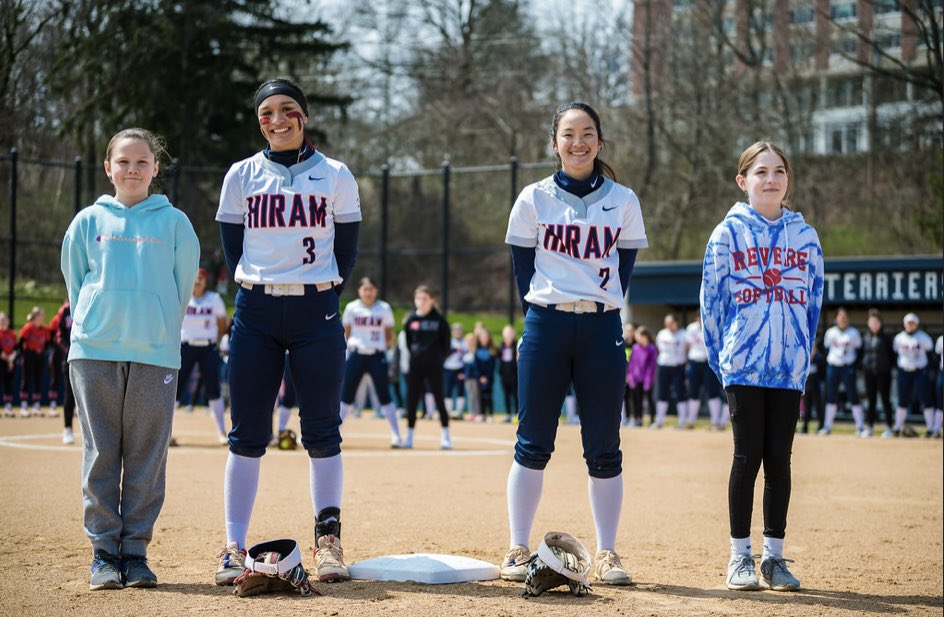 Hiram_SB's tweet photo. Some 📸 of our 1st annual Little Sis Game! 
Our Little Sis Program is an opportunity for our players to become role models to little girls in the community. We look forward to building strong relationships with the young softball players in our community for years to come! ❤️ https://t.co/eUYrsmZFxA