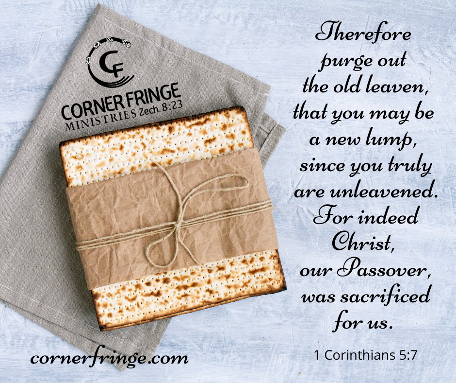 CornerFringe's tweet photo. Let's celebrate the 7th day of Passover by worshiping the Lamb who has given us life!
Worship begins at 10:45 AM CT: https://t.co/J3PlcKCcQi
#cornerfringe #passover #unleavenedbread #springfeasts #worship #christian #lambofgod #salvation https://t.co/kNjhmzo5CN