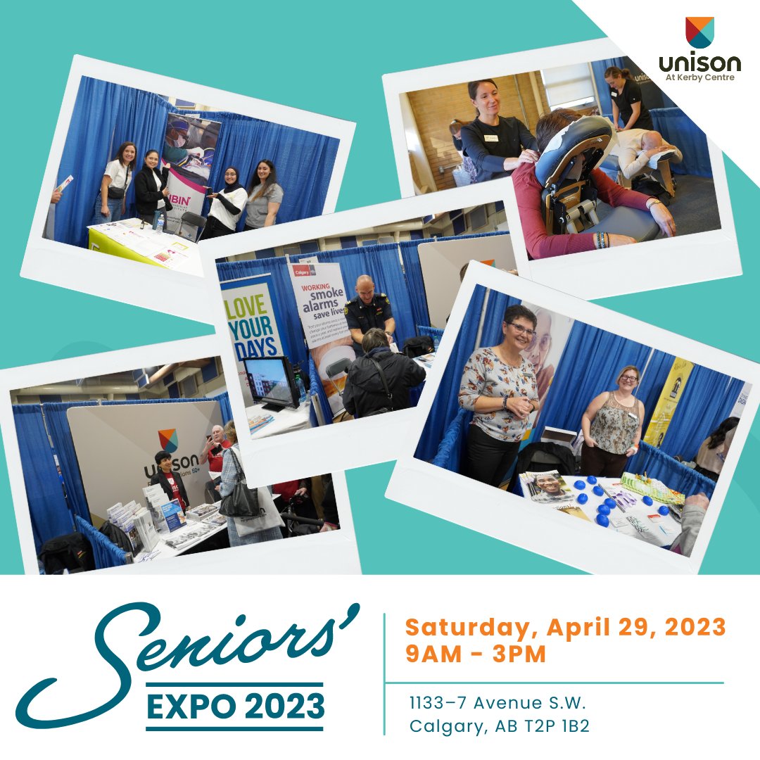 Unison50Plus's tweet photo. Last year, we had approximately 2,500 people attended for a full day of fun with more than 60 trade-show booths, information sessions &amp; entertainment, services and information for older adults and their families.  

#yycseniors  #UnisonSeniorsExpo #UnisonCalgary https://t.co/JofT3rbYSD