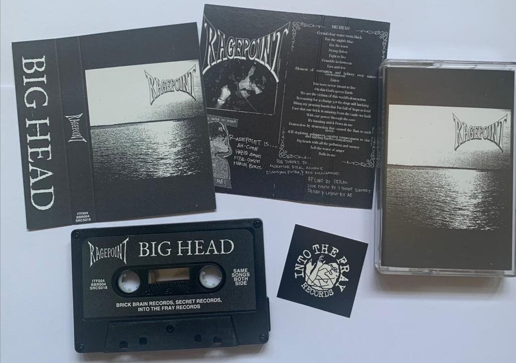 RAGEPOINT 'Big Head' Promo Tape available on webstore now bebal-mailorder.com