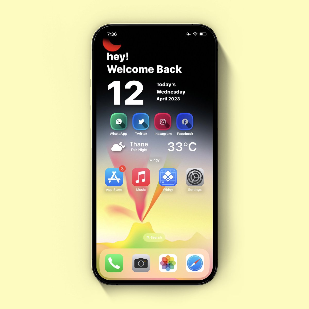 Current setup for iOS users you can use it on any iPhone With ⬇️⬇️⬇️

#Mixoswidgets 

bit.ly/MixOswidgets

Mock-up ScreenshotSL by @SeanKly 

Wall by @alex2clemente 

Icon theme default

#iOS16 #iOS17 #iOS164 #widgy #iphone15promax #apple #iPhone13ProMax #applewwdc