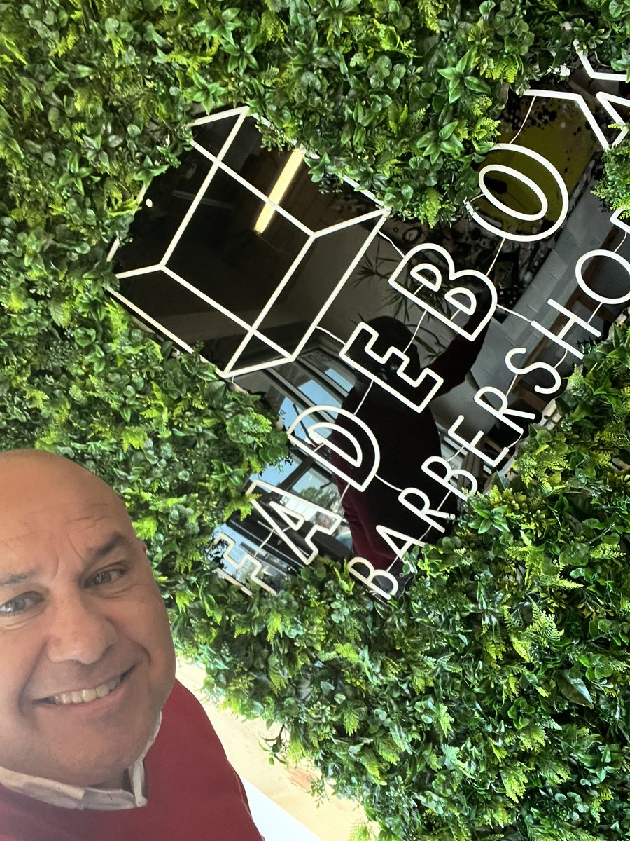 TeamGumball5's tweet photo. You guys wanna see my “I dare a MF’er” face? Got some Executive shit going down this afternoon so had to go and see my boys at #Fadebox to get me right. #SupportLocal #SupportSmallBusiness https://t.co/p9fkAOAhAL