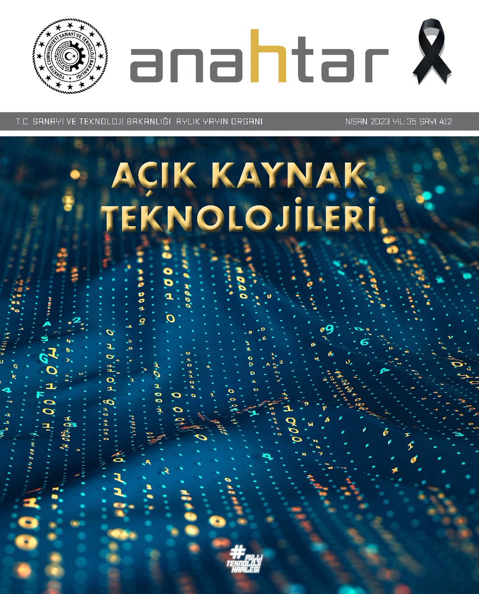 Sanayi ve Teknoloji Bakanlığı'nın 35 yıldır yayımladığı Anahtar Dergisi'nin Nisan 2023 sayısı,  Direktörümüz <a href="/sertacyerlikaya/">sertacyerlikaya</a> 'nın "Açık Kaynak Teknolojileri" yazısıyla okuyucularla buluştu. Dergiye aşağıdaki linkten ulaşabilirsiniz.
mth.tc/Pg