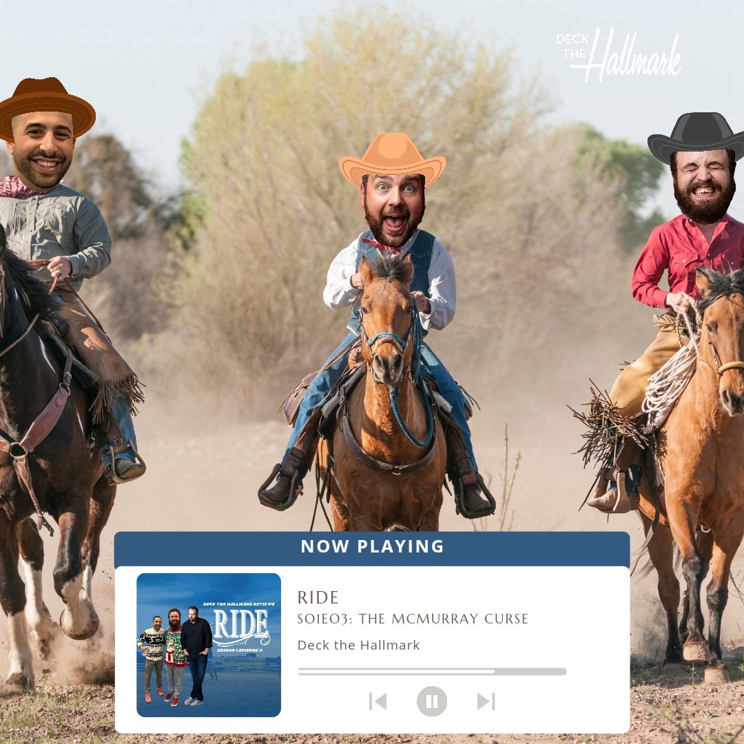 deckthepodcast's tweet photo. Our review of Ride: The McMurray Curse with @BodieIsRyan is out now!  

🎧 All podcast platforms
📺 @philotv - https://t.co/9MTKLkuyHb 

#DeckTheHallmark #BrambleJam #Ride #Hallmark #HallmarkChannel #Philo #YeahThatGreenville https://t.co/5hV8bk75gN