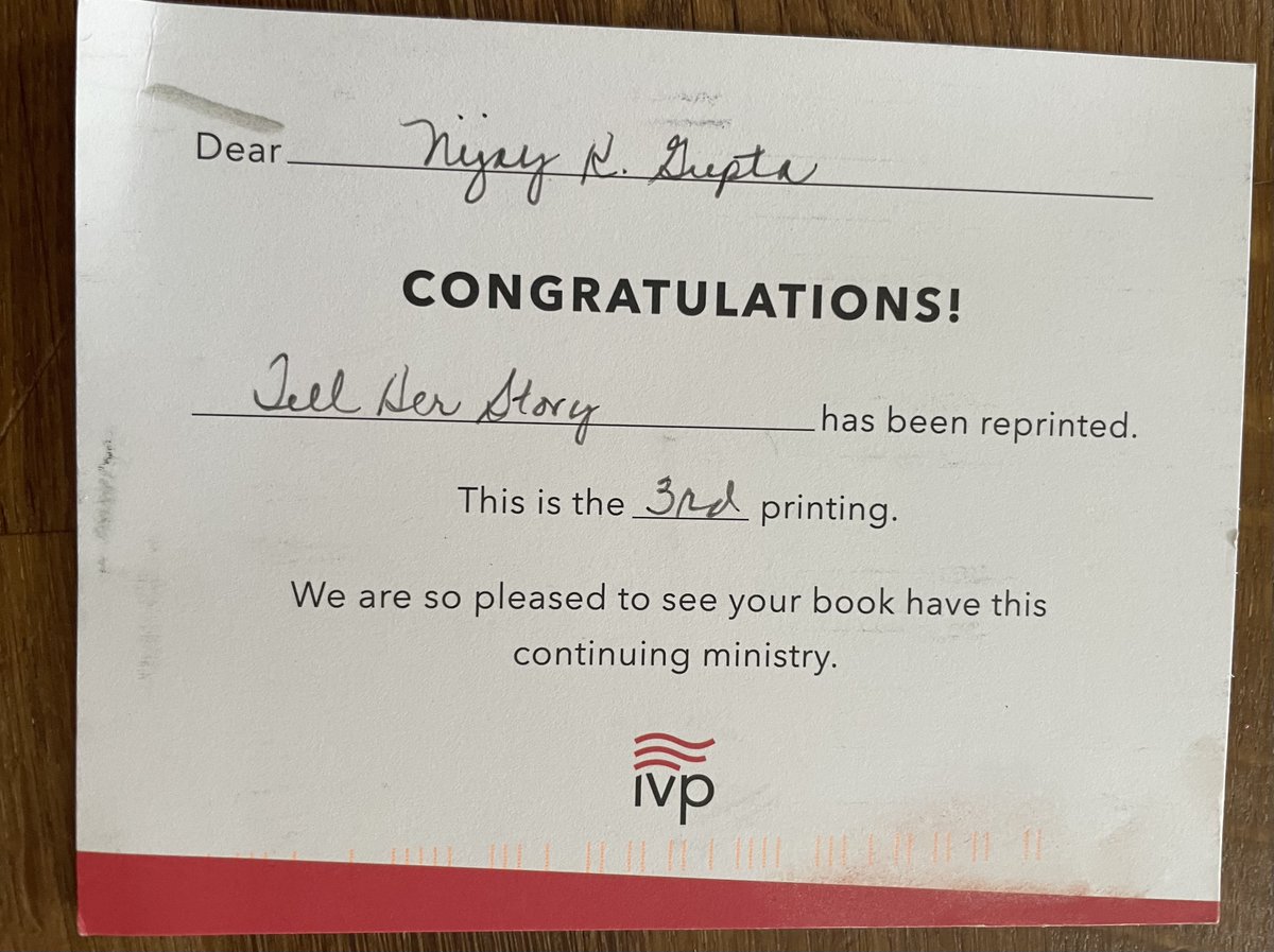 Dr. Nijay Gupta (Engaging Scripture Substack) tweet media