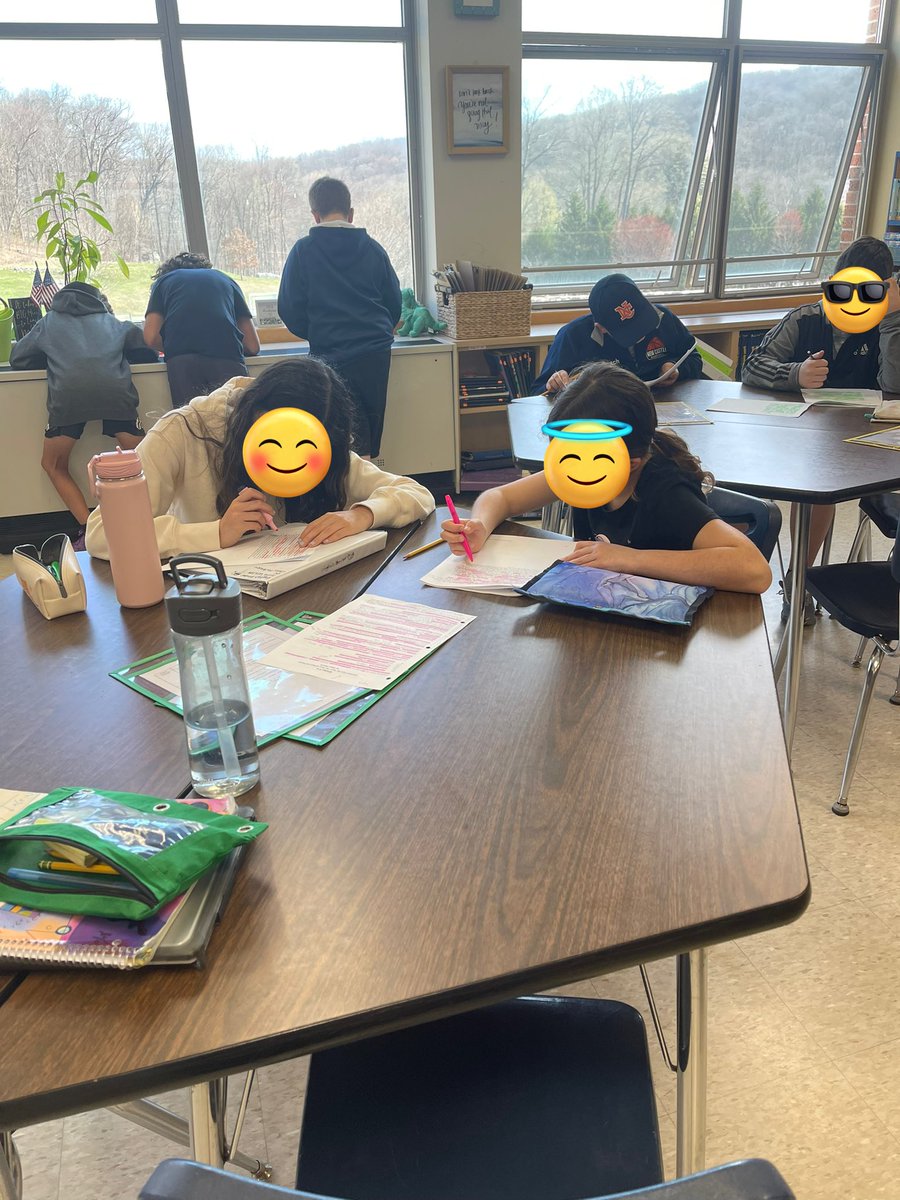 Reading, annotating, finding text evidence, oh my! Students are focused on finding specific and concrete details from a text to support their inferential thinking. Discussing our thinking out loud with a thought partner helps to process and practice our strategies! #WeAre7B