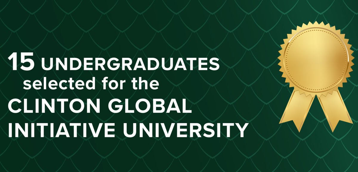 UAB among top five schools in the nation with 15 students representing at Clinton Global Initiative University go.uab.edu/3Umou7o