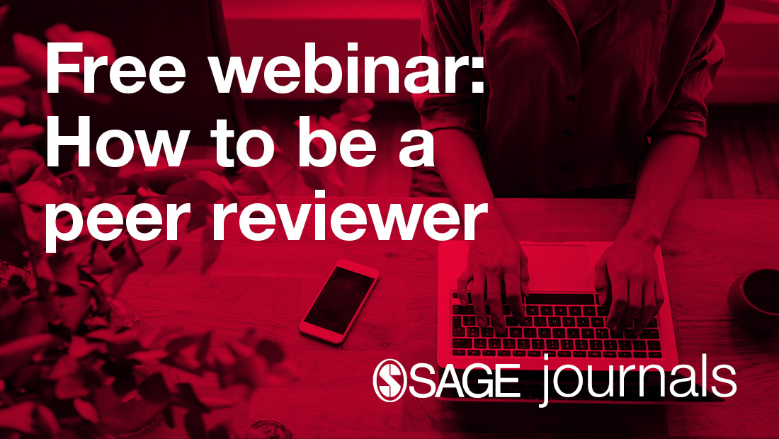 Considering becoming a reviewer or getting more involved with peer review? Join us on May 31 for the How to Be a Peer Reviewer webinar.

Register here:  ow.ly/OGhY50NrapG
