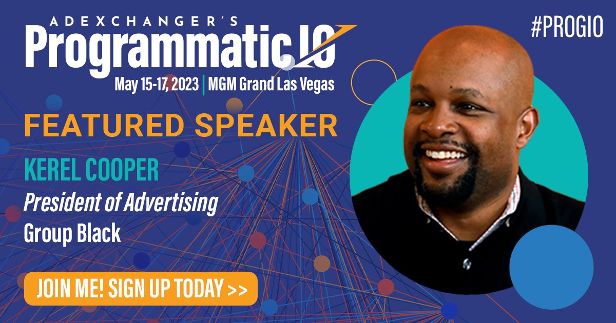 I am looking forward to presenting on The Importance of Inclusive Media and Revenue Diversification at @adexchanger's Programmatic I/O. Use code SPKR200 to get a discount on your registration. Hope to see you there bit.ly/42ynX64 #PROGIO