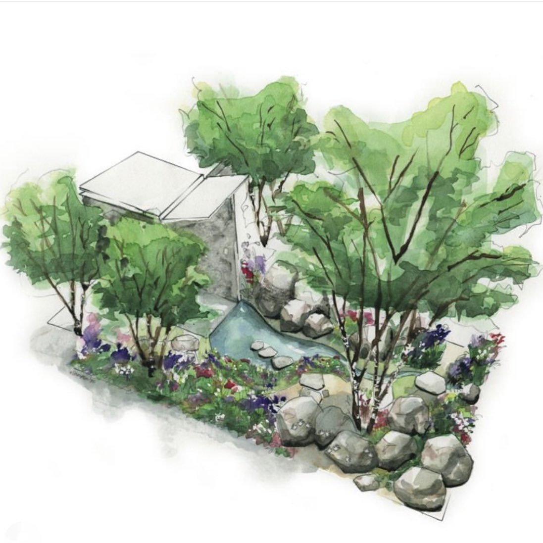 THE SECRET IS NOW OUT …. My old team and I will be building will be building our 2nd show garden of the year, The Cancer Research UK Legacy Garden at #rhshamptoncourtgardenfestival. Designed by @HerveyBrookes and sponsored by <a href="/CR_UK/">Cancer Research UK</a>. Support from <a href="/breedongroup/">Breedon Group PLC</a> <a href="/CEDStoneGroup/">CED Stone Group</a>