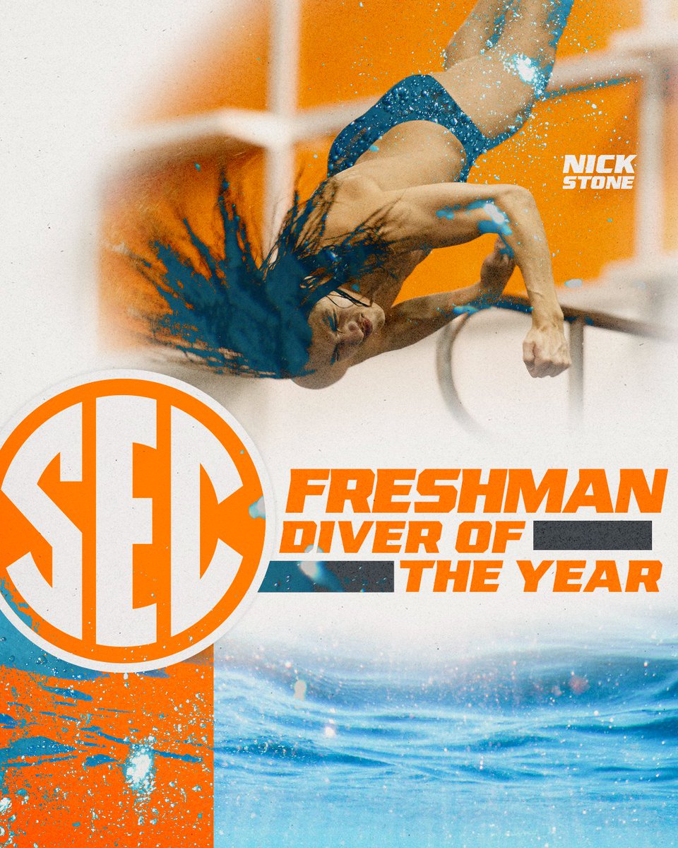 Vol_SwimDive's tweet photo. 🟧 𝐒𝐄𝐂 𝐅𝐫𝐞𝐬𝐡𝐦𝐚𝐧 𝐃𝐢𝐯𝐞𝐫 𝐨𝐟 𝐭𝐡𝐞 𝐘𝐞𝐚𝐫 ⬜️

It's just the start of a great career for Nick Stone!

Second Team All-American 🇺🇸
Point Scorer in 3 Events at SECs ✅
SEC All-Freshman Team 📈

#GBO x #IGTBATV🍊 https://t.co/ST1YgVQiC9