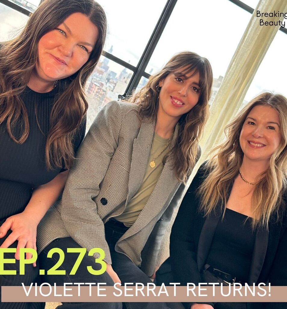 Ep 273 is LIVE with Makeup Artist Violette Serrat back on the pod! We’re chatting about the new, liquid-to-powder foundation she developed as Guerlain’s Creative Director of Makeup, why she hated foundation before creating it, along with tips on how to w… instagr.am/p/Cq8ISgmLOdi/