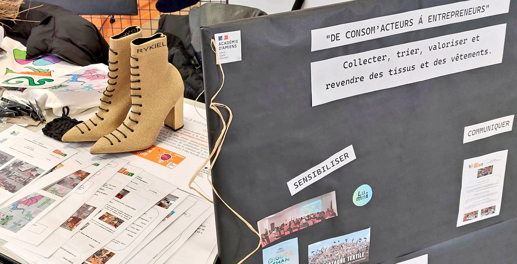 MichelMagniez's tweet photo. Le 15e Forum des Ressources pour l'#Éducation au Développement Durable a eu lieu aujourd’hui à #Amiens.
De nombreux collègues de l'académie ont exposé leurs réalisations.
J'étais très heureux de retrouver notamment l'école de #Quierzy et l'école Corette de St-Quentin :)
#Foredd https://t.co/tQ4EdvuG44